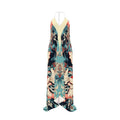 Halterneck backless dress