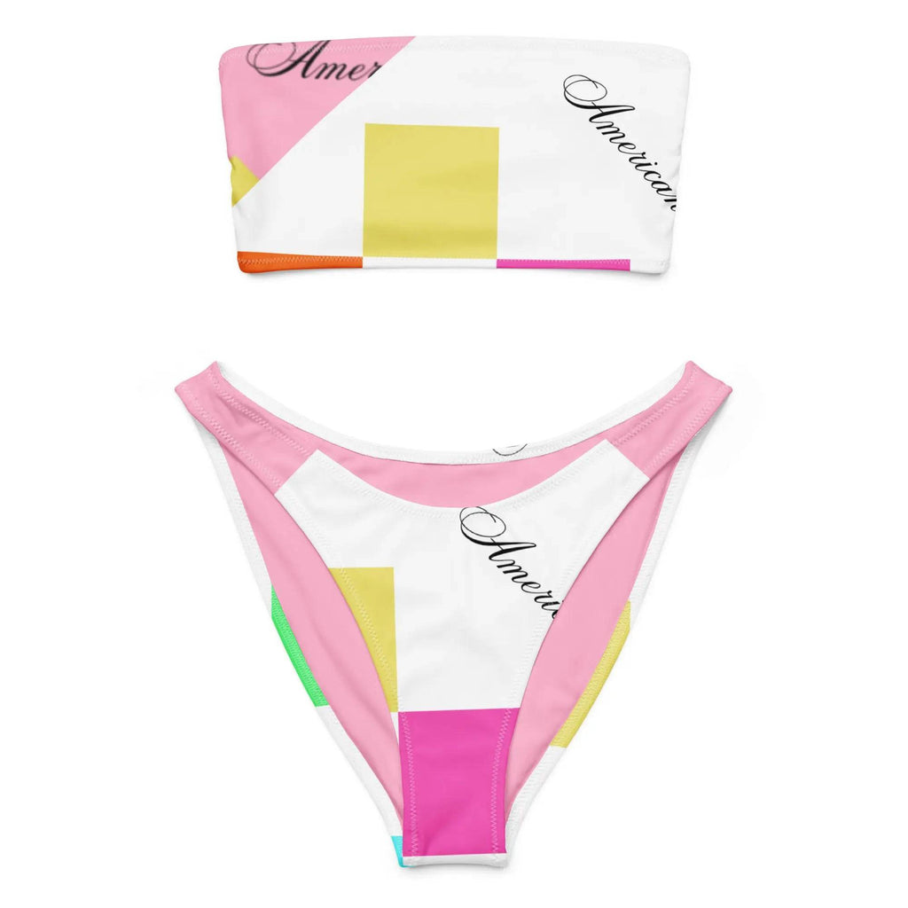 Recycled bandeau bikini - American Royalty US