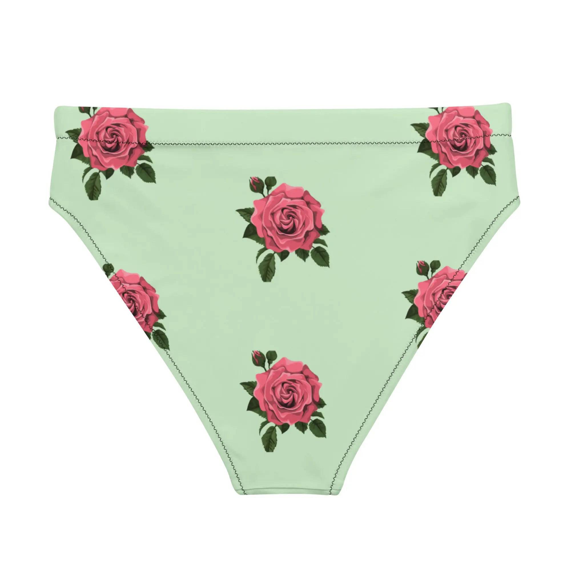 Recycled High-Waist Bikini Bottom - American Royalty US
