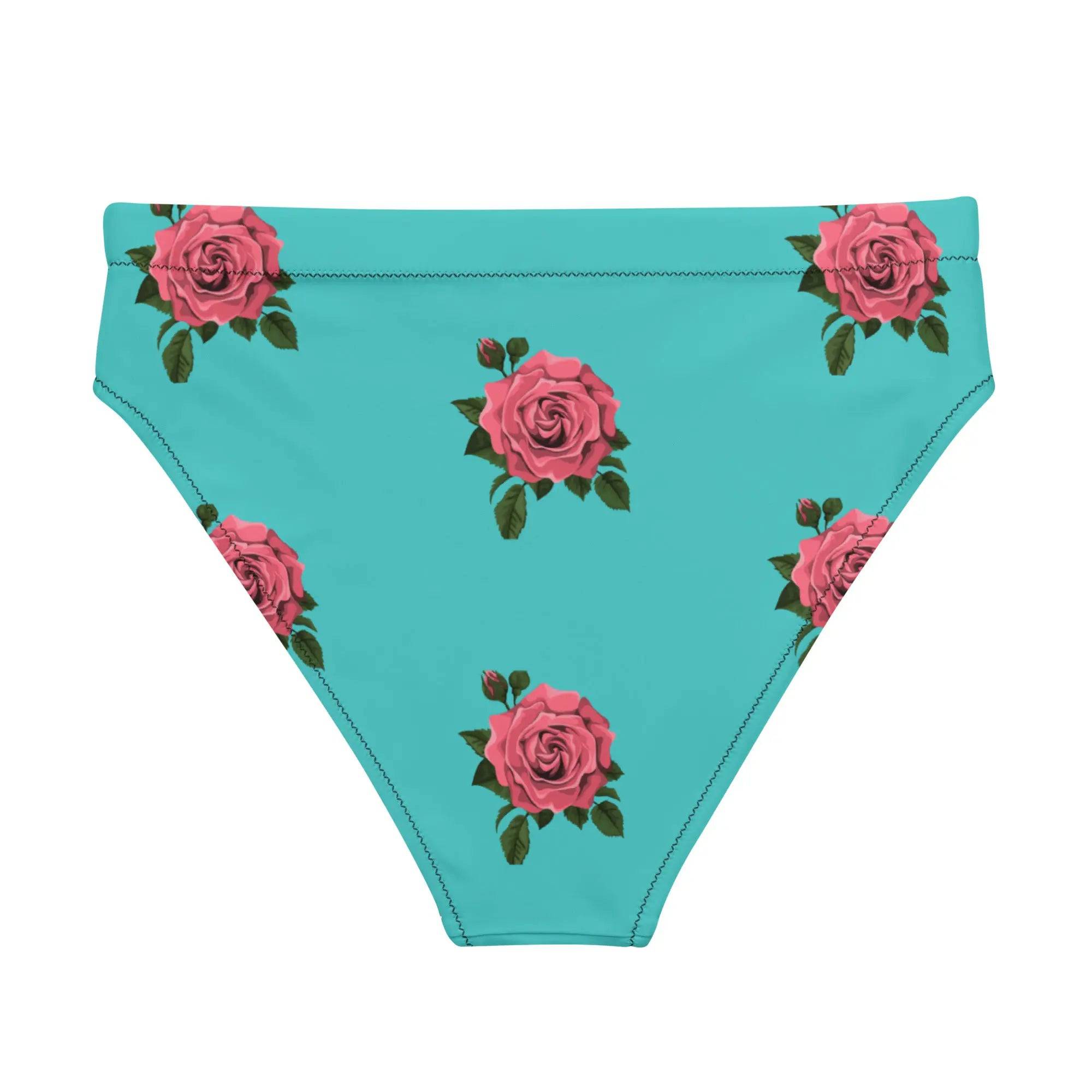 Recycled High-Waist Bikini Bottom - American Royalty US