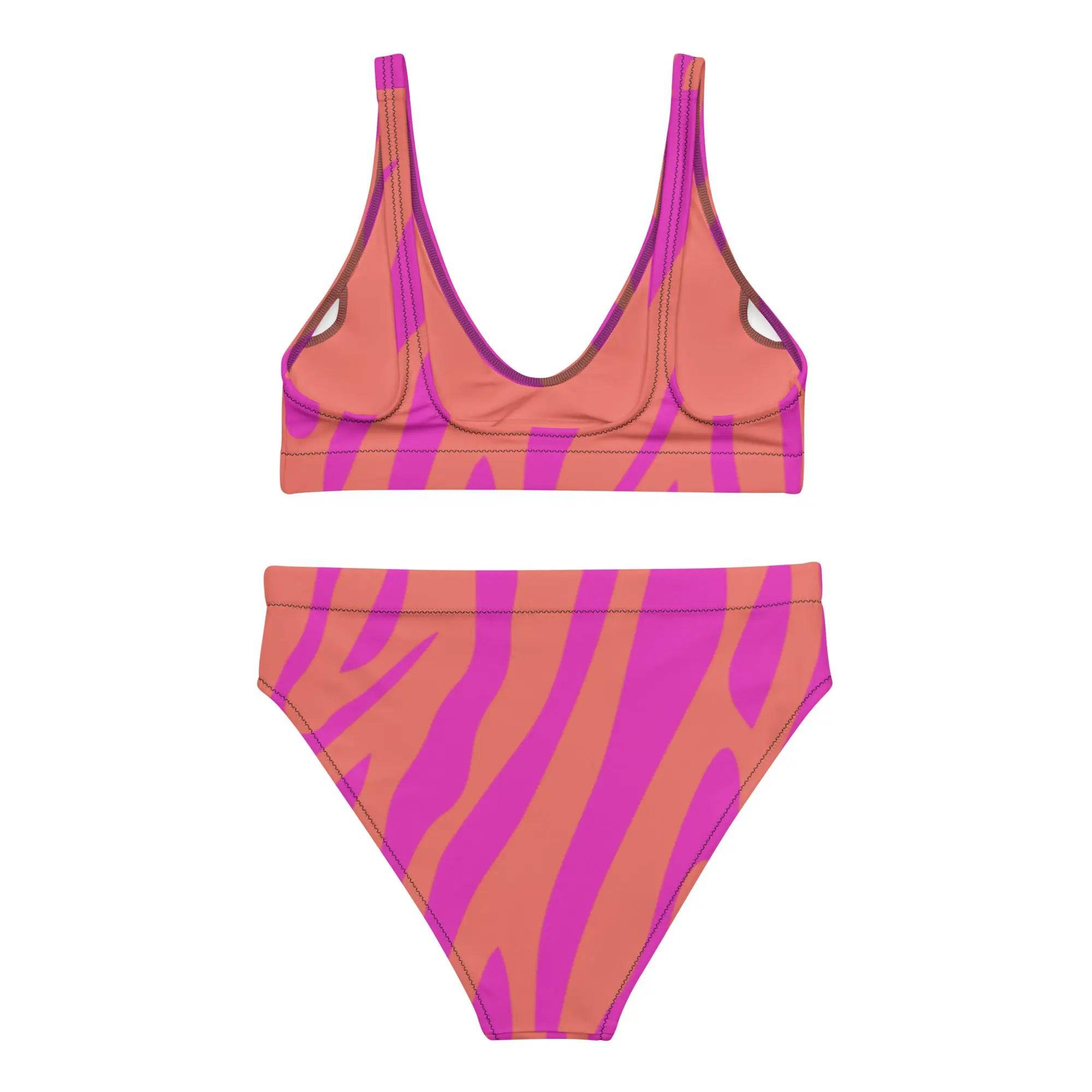Recycled high-waisted bikini - American Royalty US
