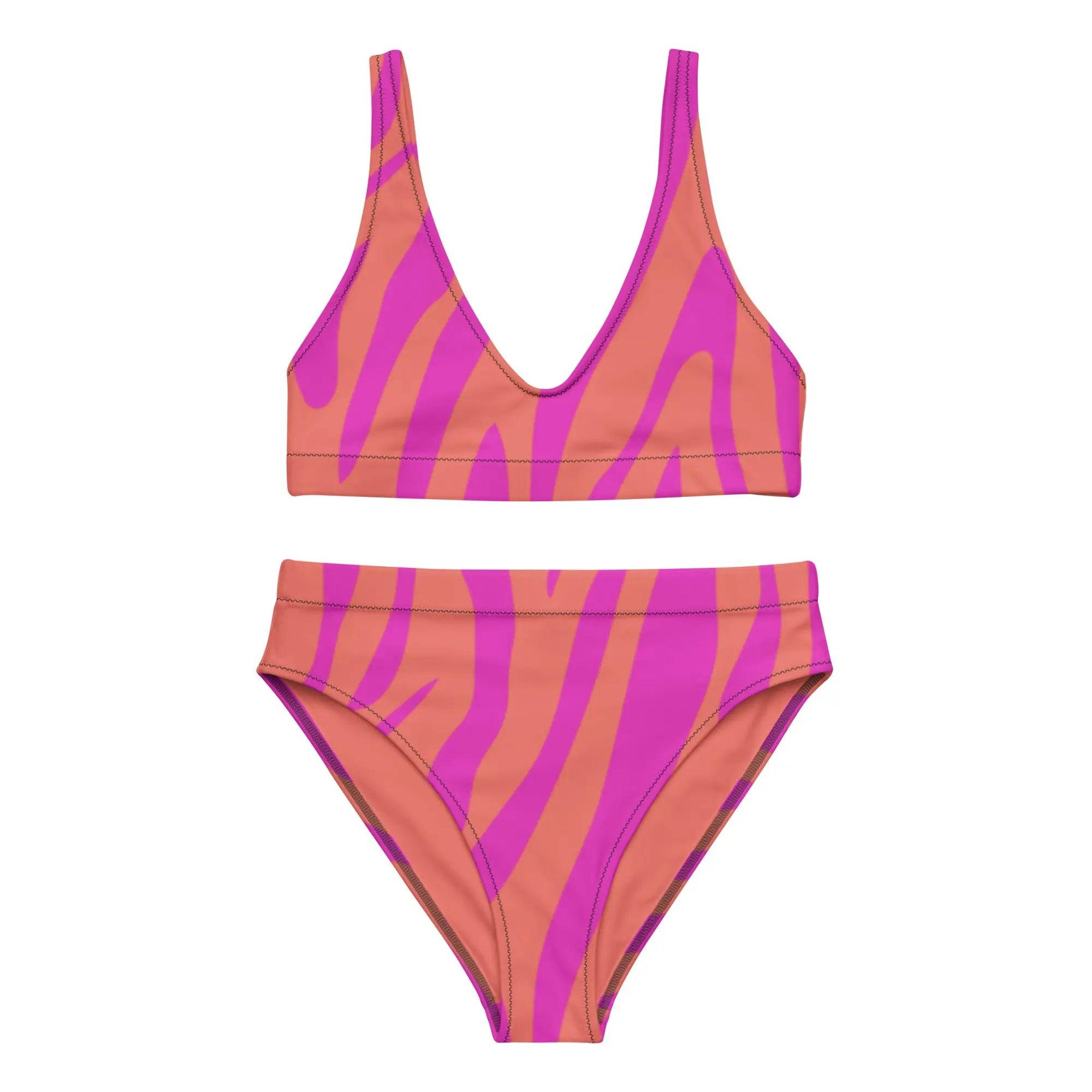 Recycled high-waisted bikini - American Royalty US