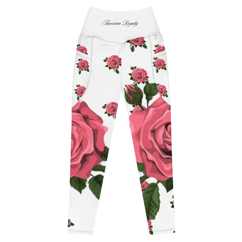 High-Waisted Pocket Leggings - American Royalty US