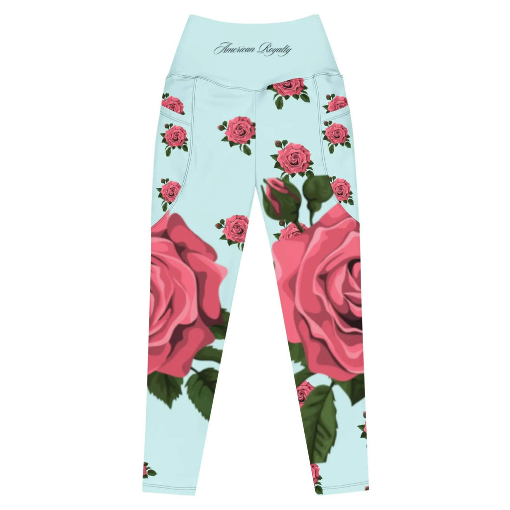 High-Waisted Pocket Leggings - American Royalty US