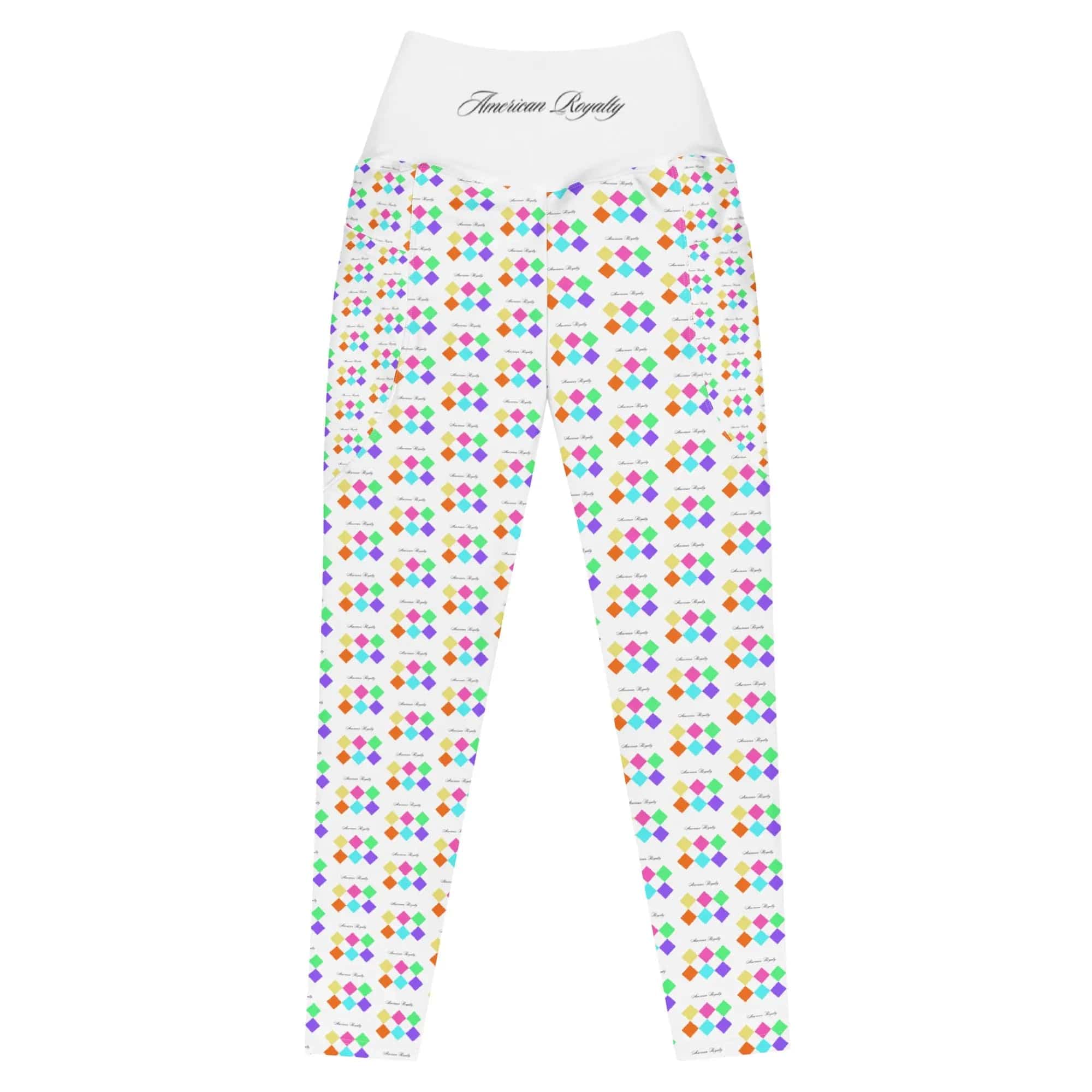 High-Waisted Pocket Leggings - American Royalty US