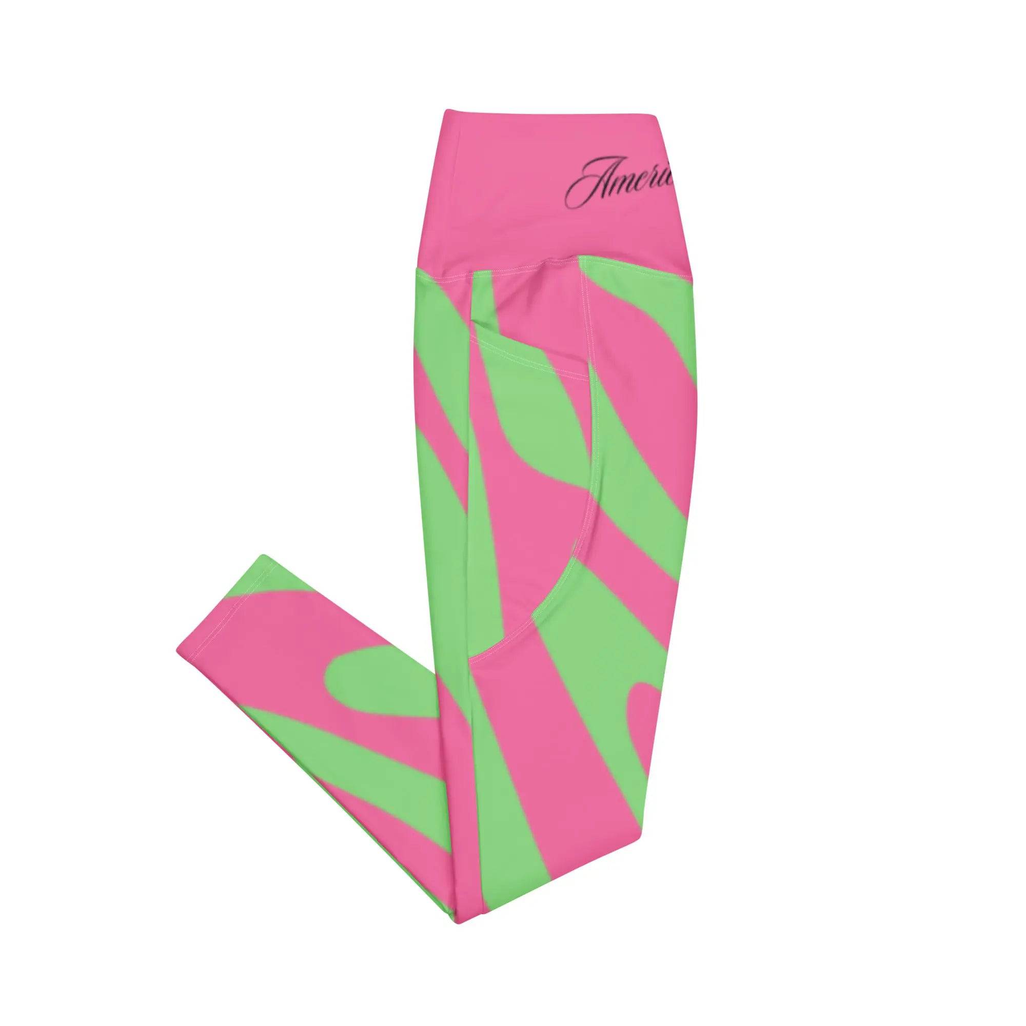 High-Waist Pocket Leggings - American Royalty US