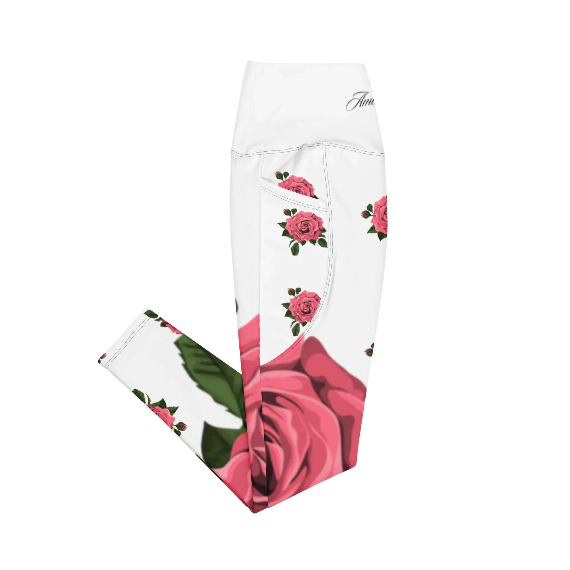 High-Waisted Pocket Leggings - American Royalty US
