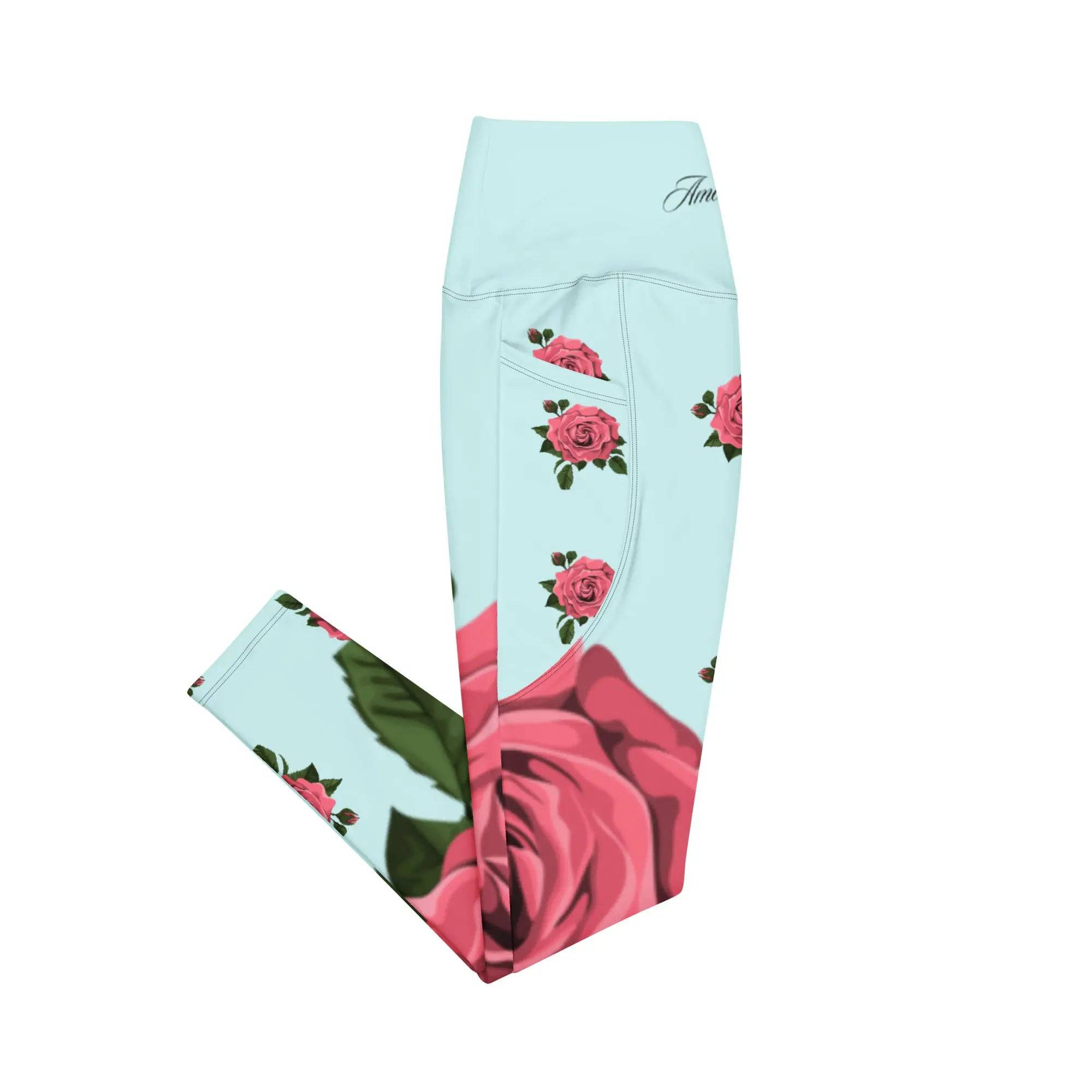 High-Waisted Pocket Leggings - American Royalty US