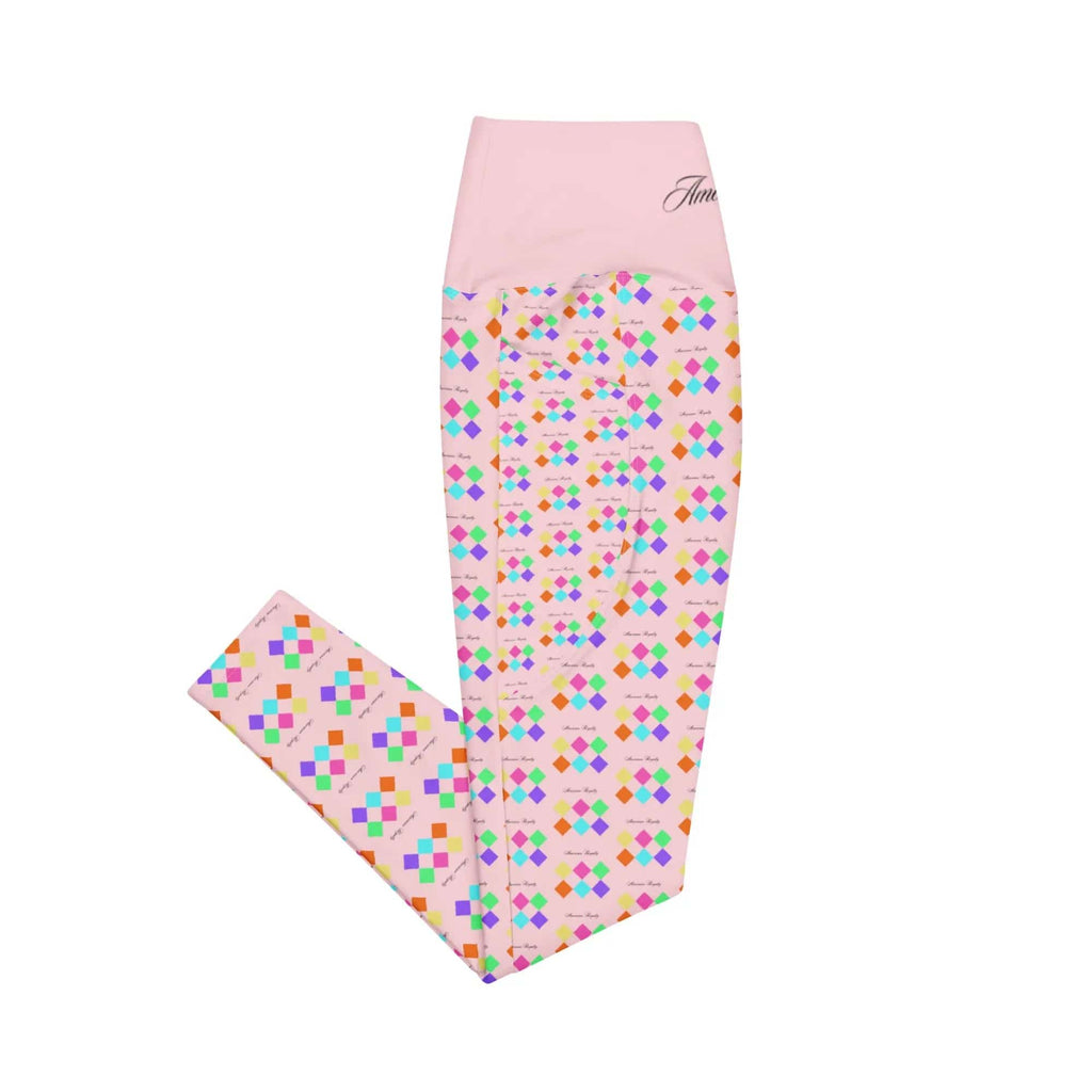 High-Waisted Pocket Leggings - American Royalty US