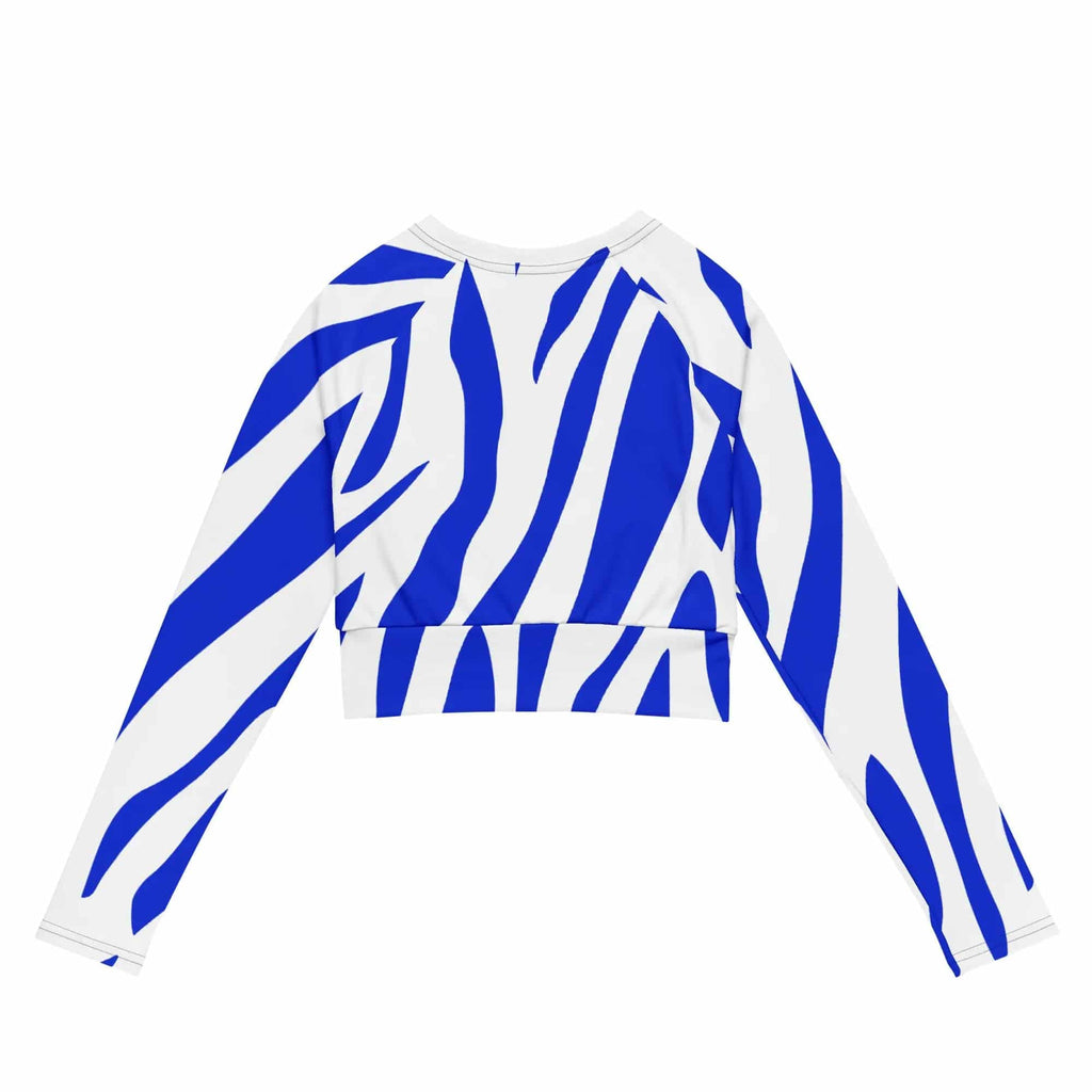 Recycled long-sleeve crop top - American Royalty US