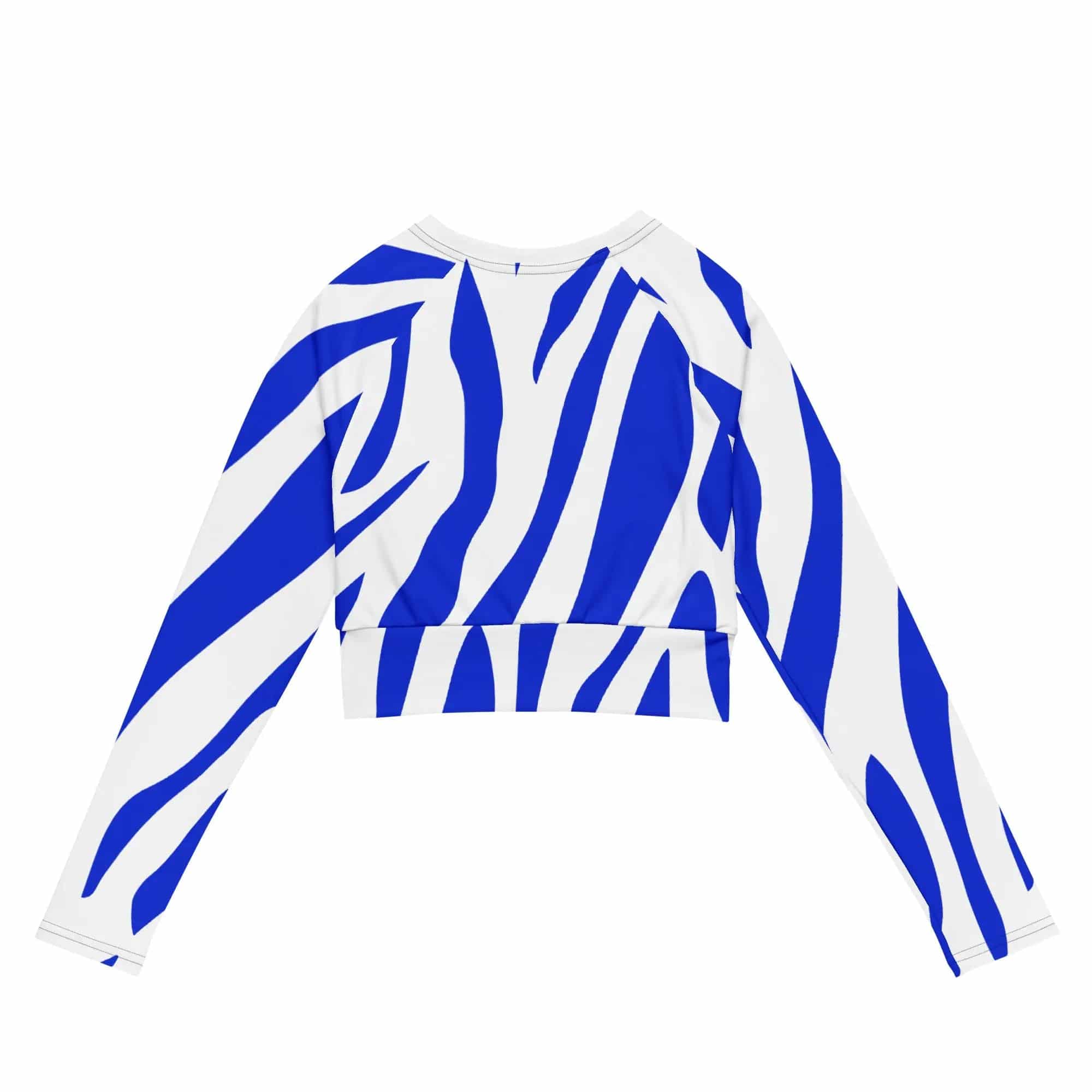 Recycled long-sleeve crop top - American Royalty US