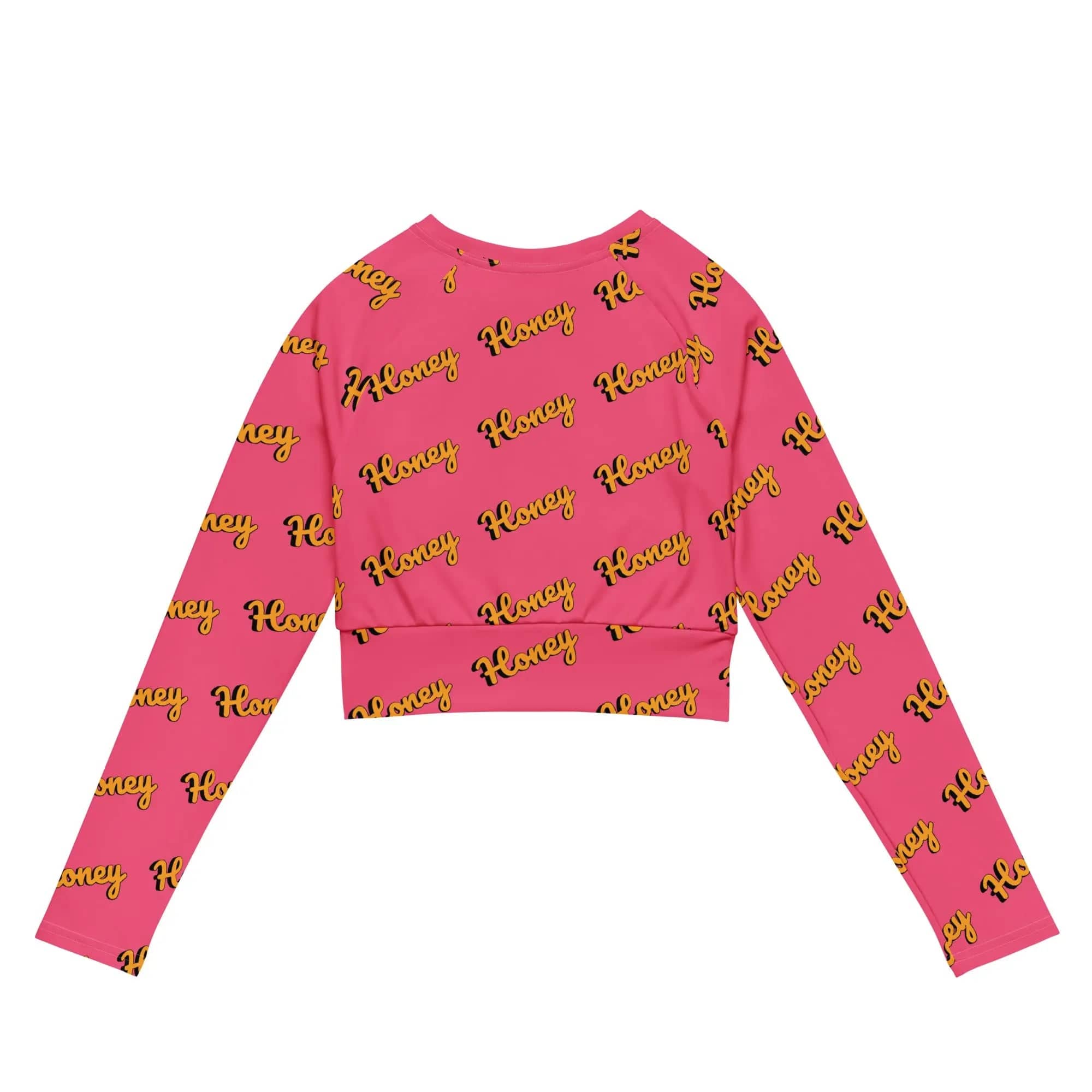 Recycled long-sleeve crop top - American Royalty US