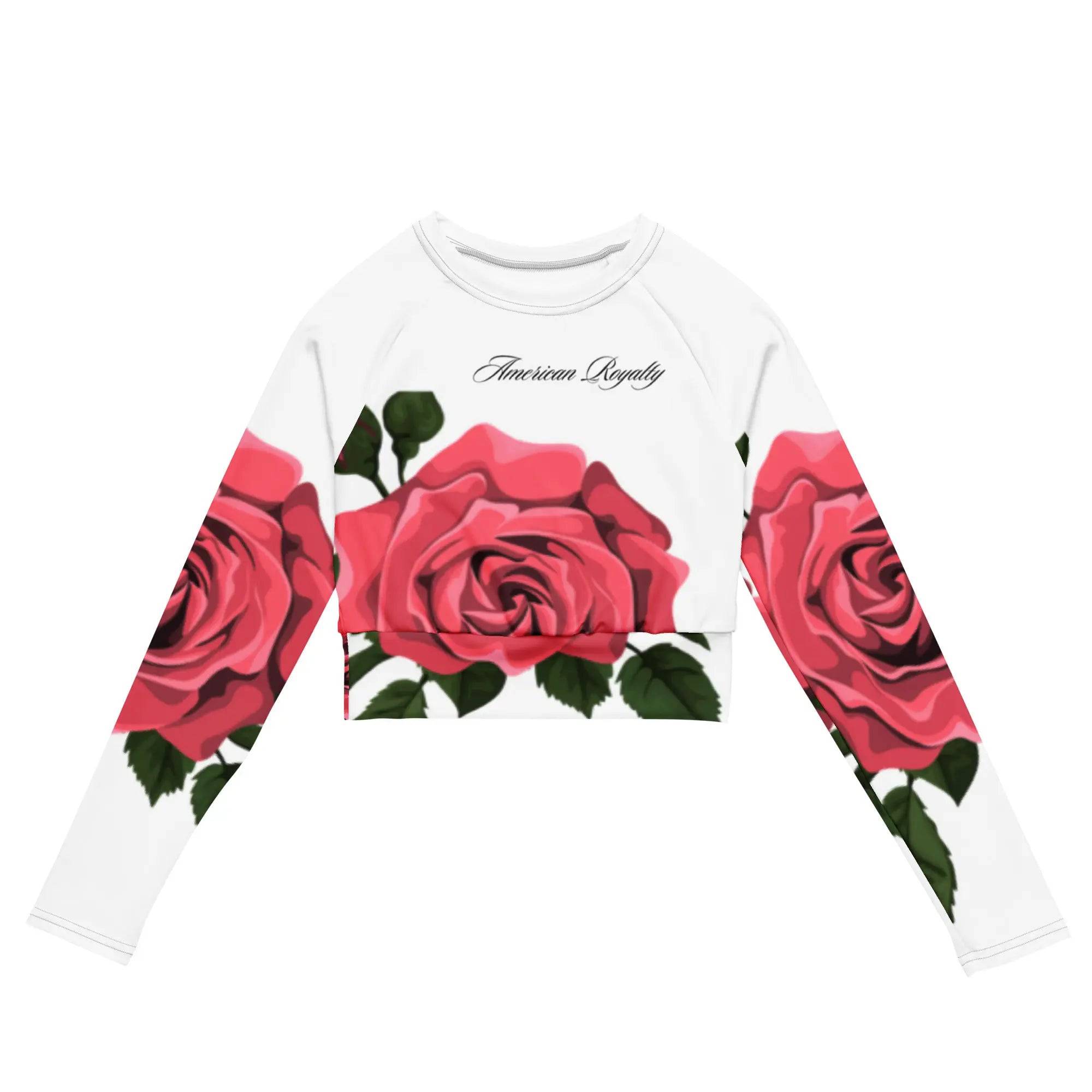 Recycled UPF 50+ Crop Top - American Royalty US