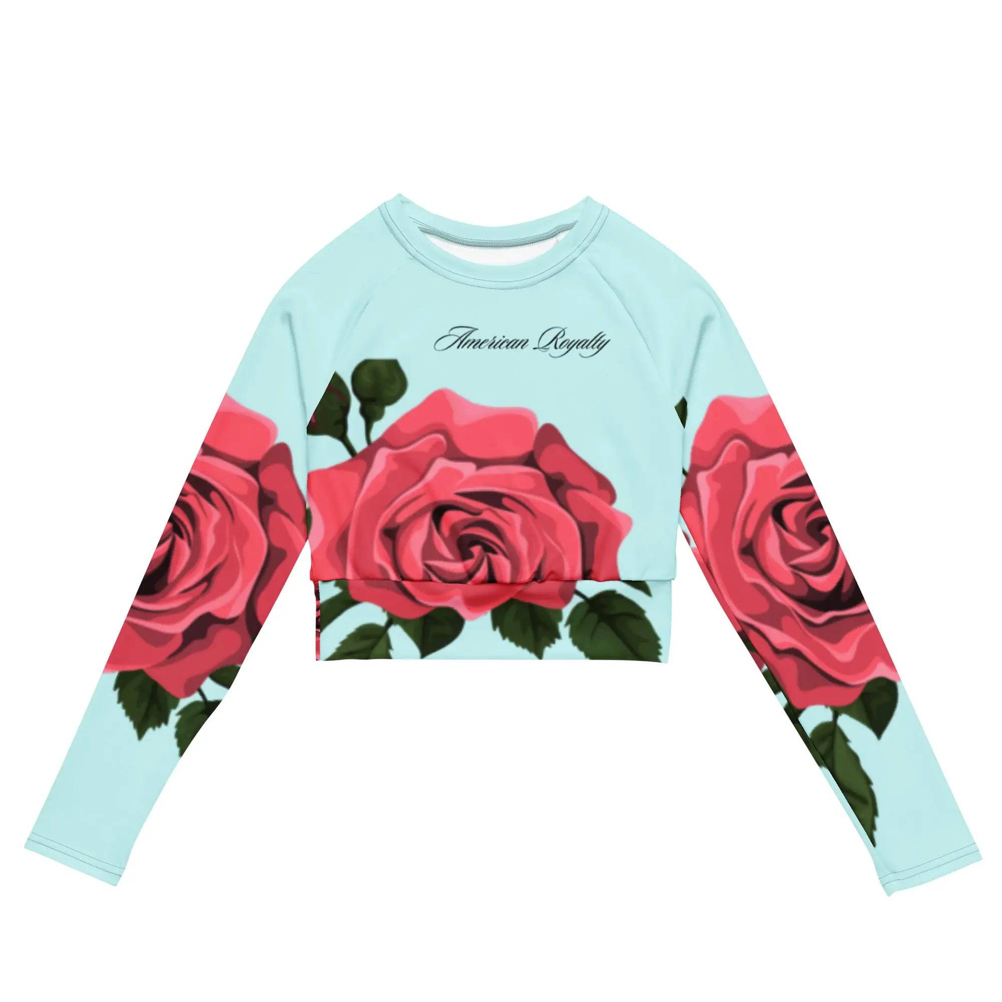 Recycled UPF 50+ Crop Top - American Royalty US