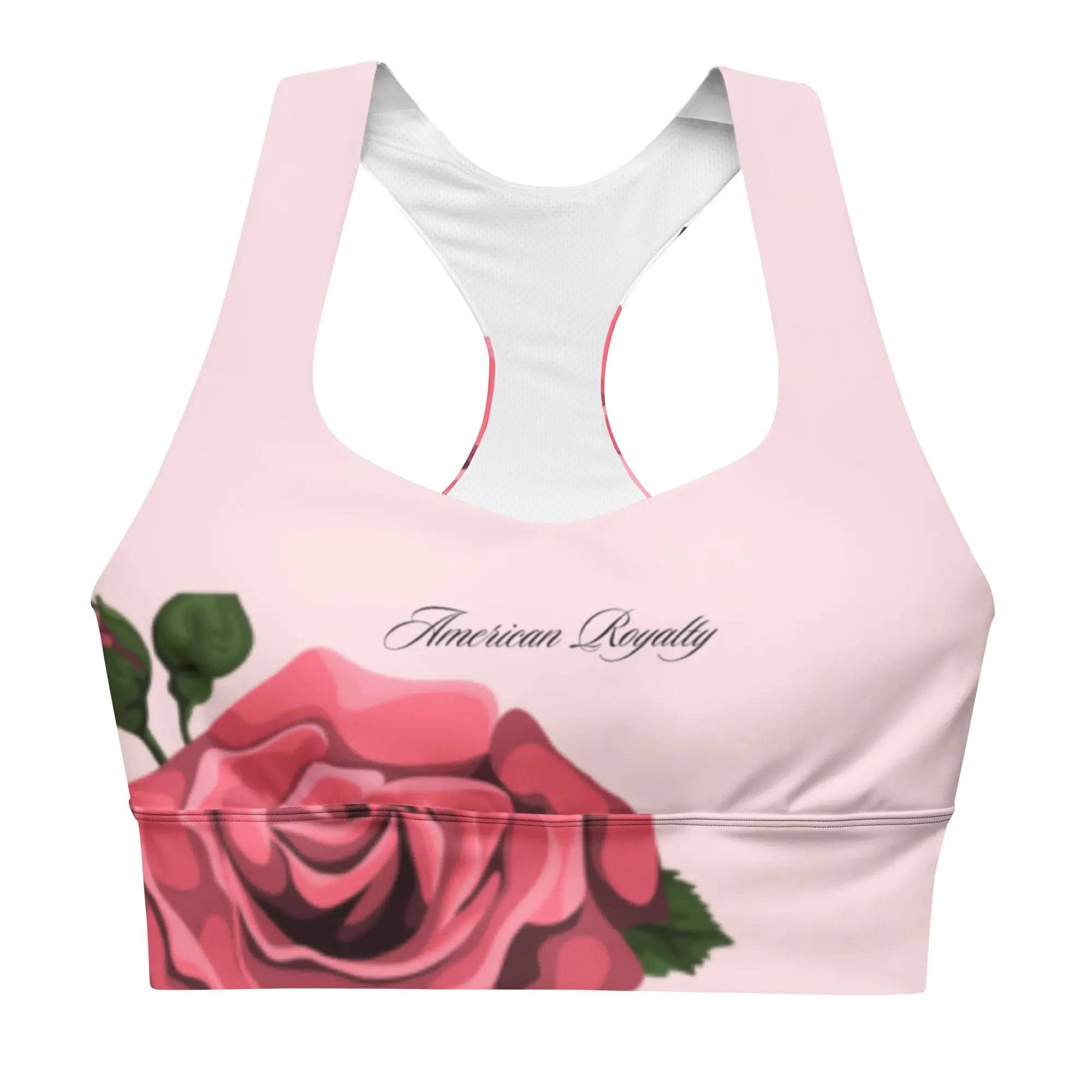 Recycled Longline Sports Bra - American Royalty US