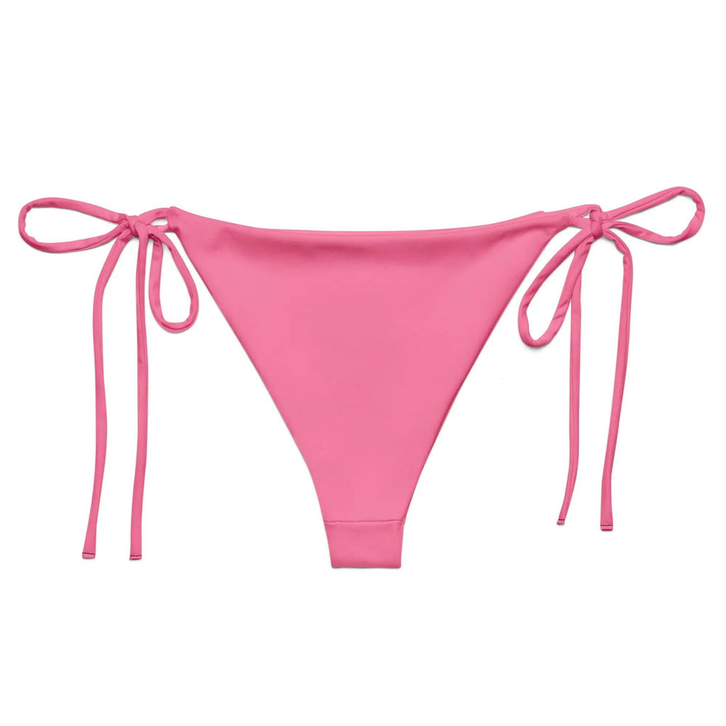 All-over print recycled string bikini bottom - American Royalty US