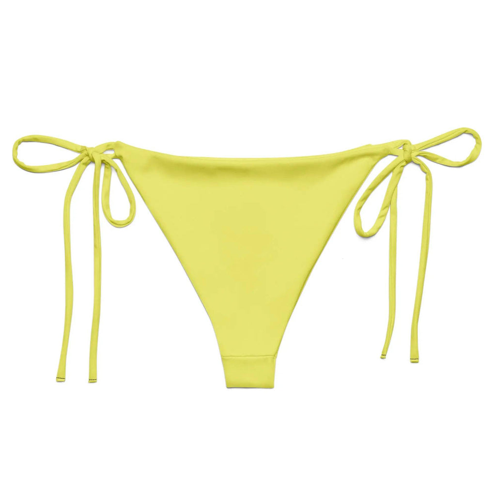 All-over print recycled string bikini bottom - American Royalty US