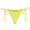 All-over print recycled string bikini bottom - American Royalty US