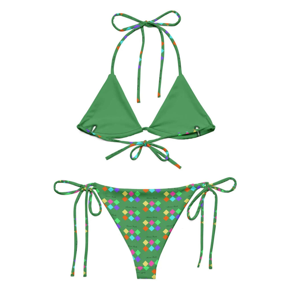 Recycled UPF 50+ String Bikini - American Royalty US