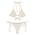 All-over print recycled string bikini - American Royalty US