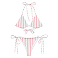 All-over print recycled string bikini