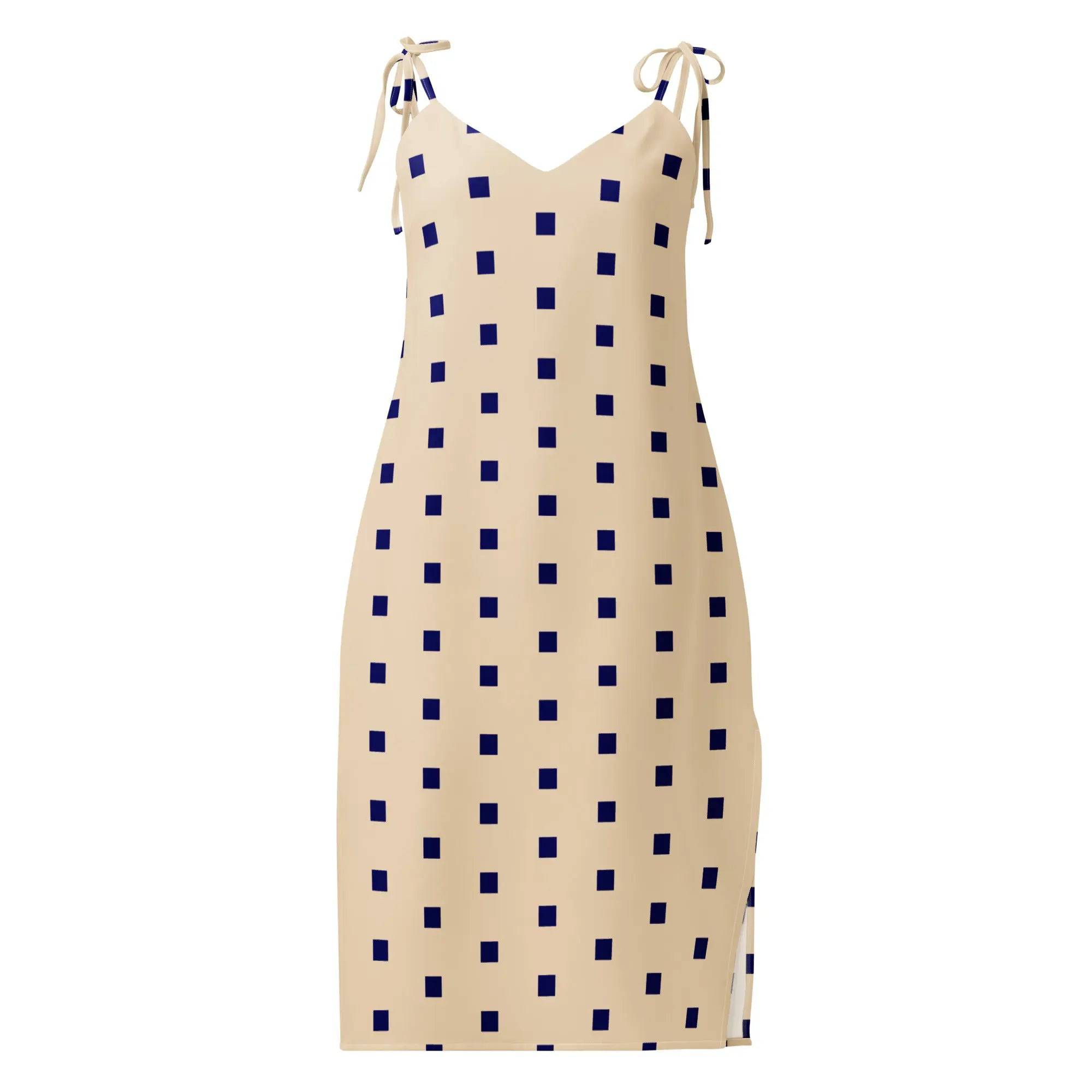 Chiffon Tie-Strap Midi Dress - American Royalty US