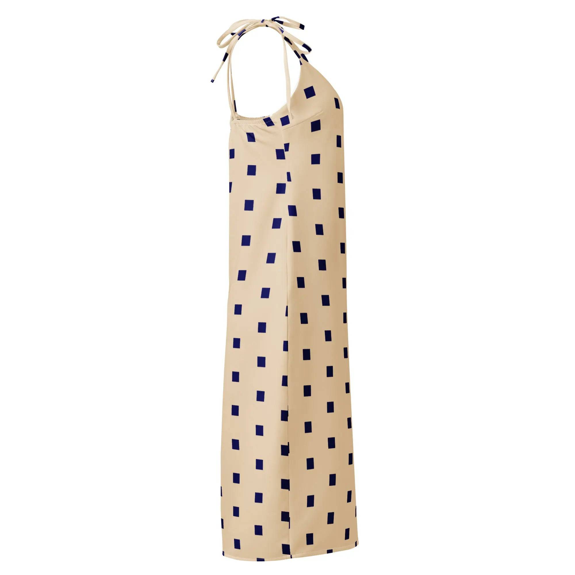 Chiffon Tie-Strap Midi Dress - American Royalty US