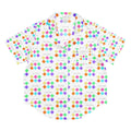 All-over print women’s short sleeve pajama top - American Royalty US