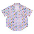 All-over print women’s short sleeve pajama top