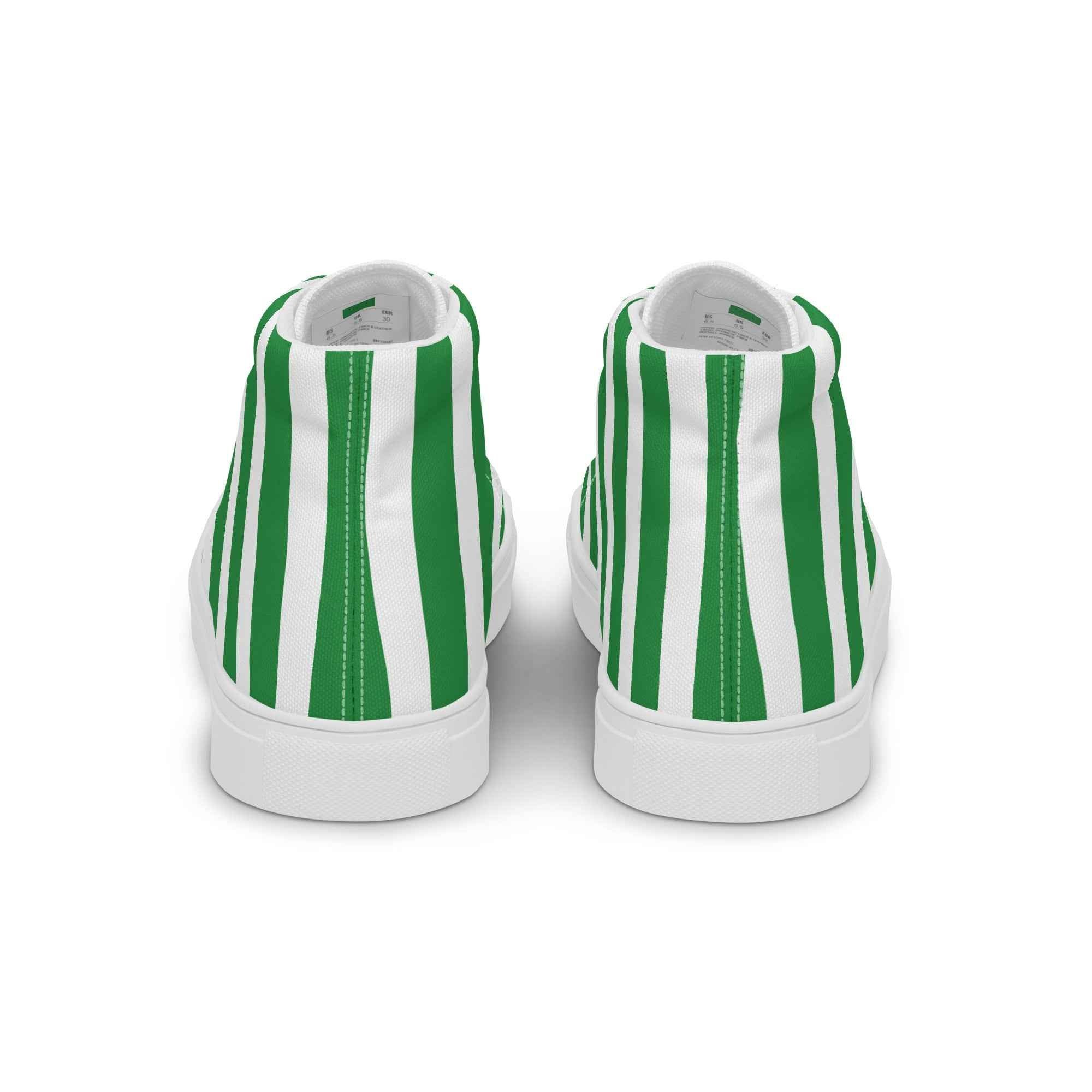 Men’s high top canvas shoes