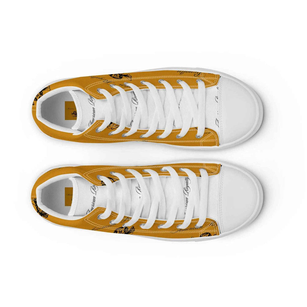 Men’s high top canvas shoes