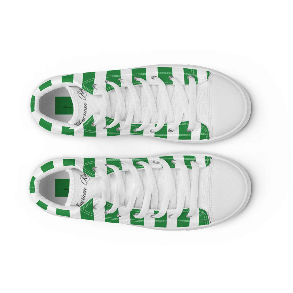 Men’s high top canvas shoes