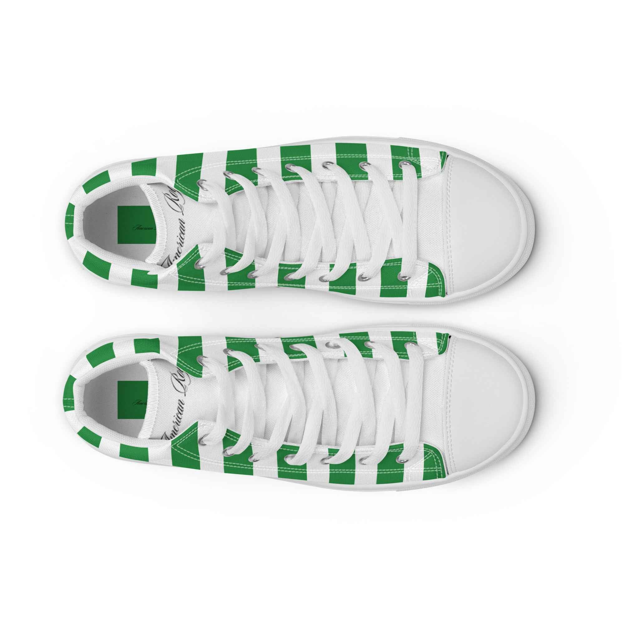 Men’s high top canvas shoes