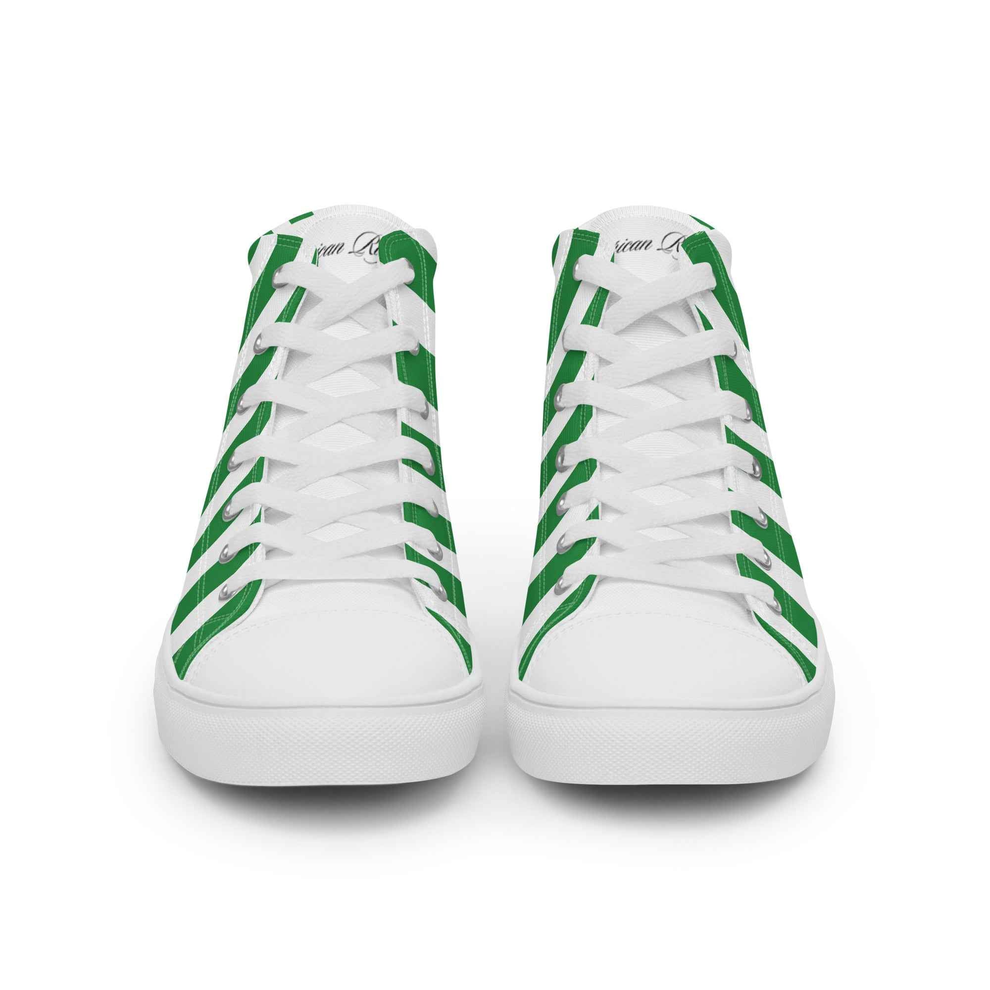 Men’s high top canvas shoes