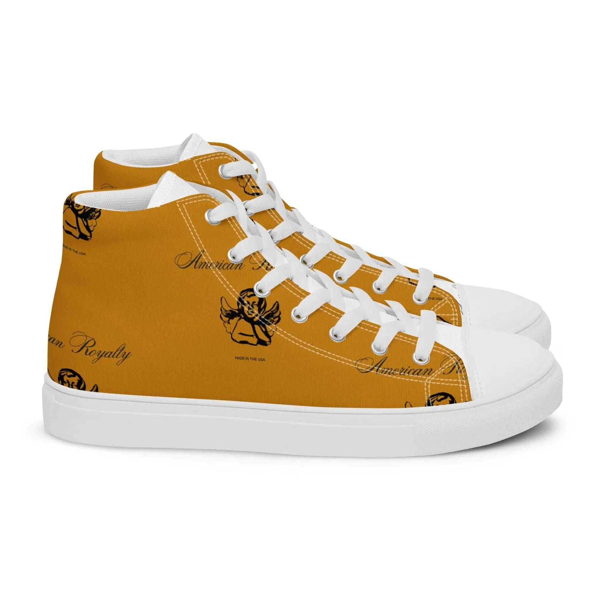 Men’s high top canvas shoes