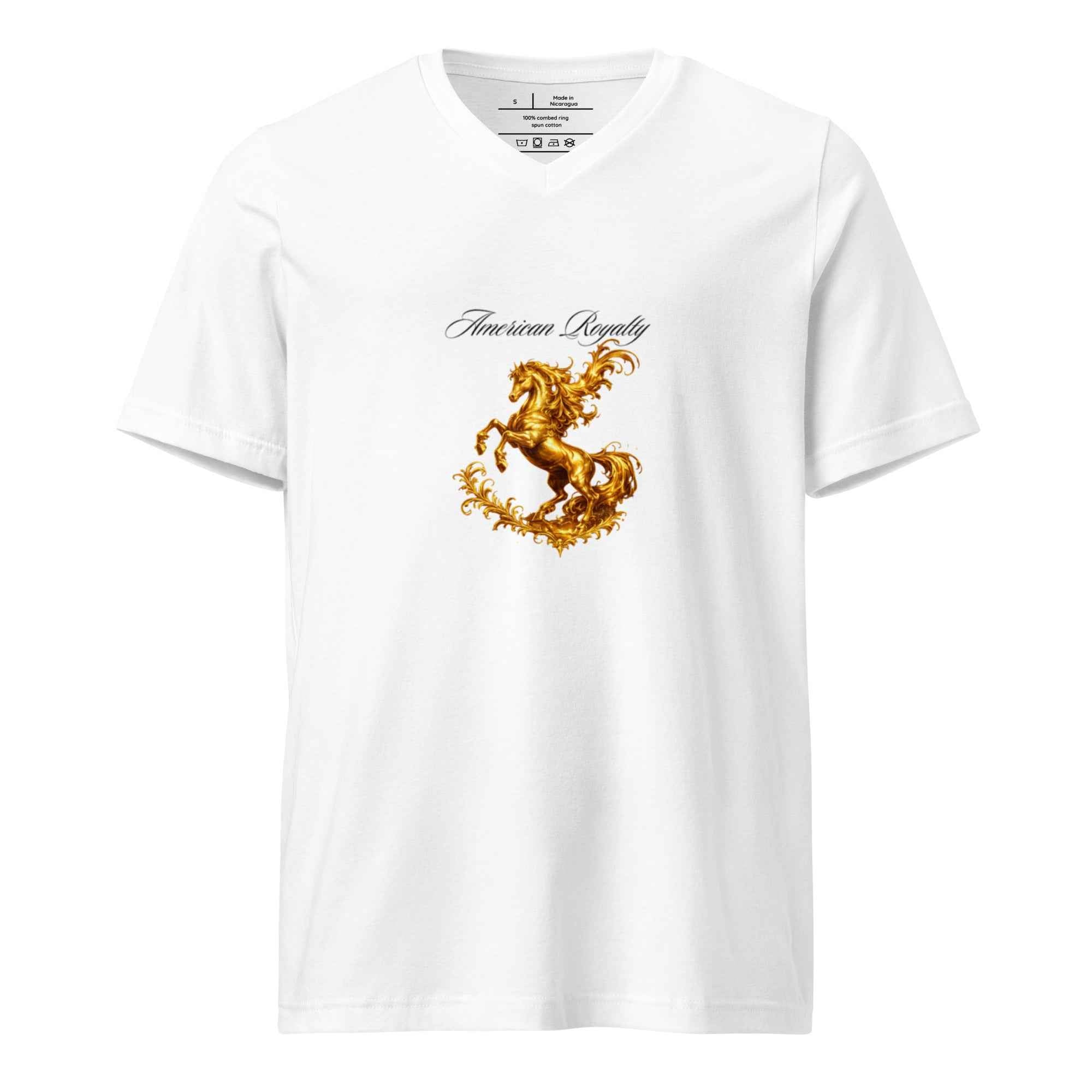 Unisex Short Sleeve V-Neck T-Shirt