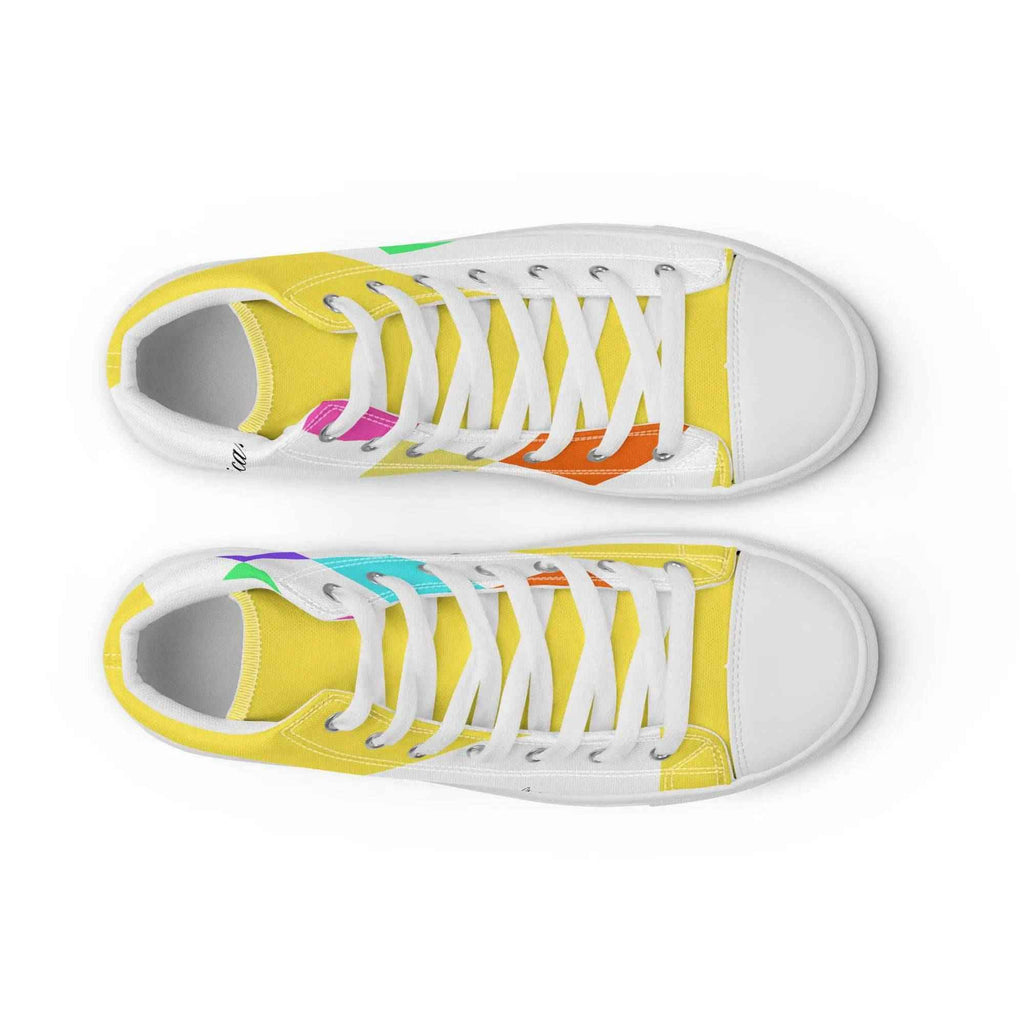Women’s high top canvas shoes
