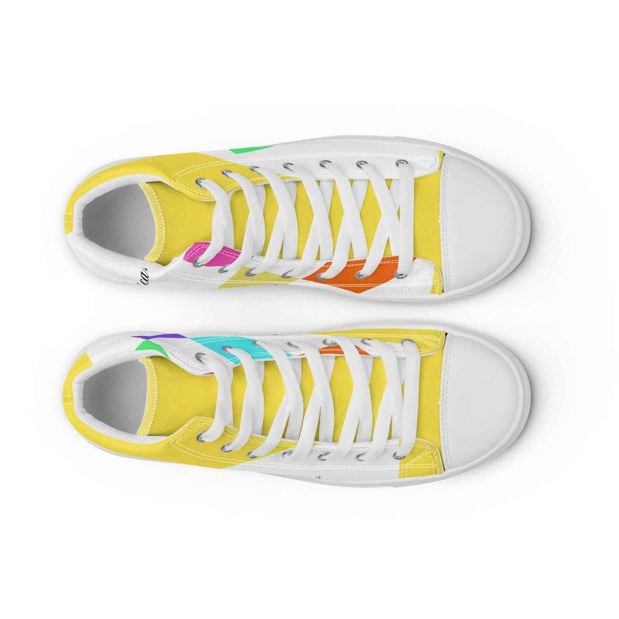 Women’s high top canvas shoes