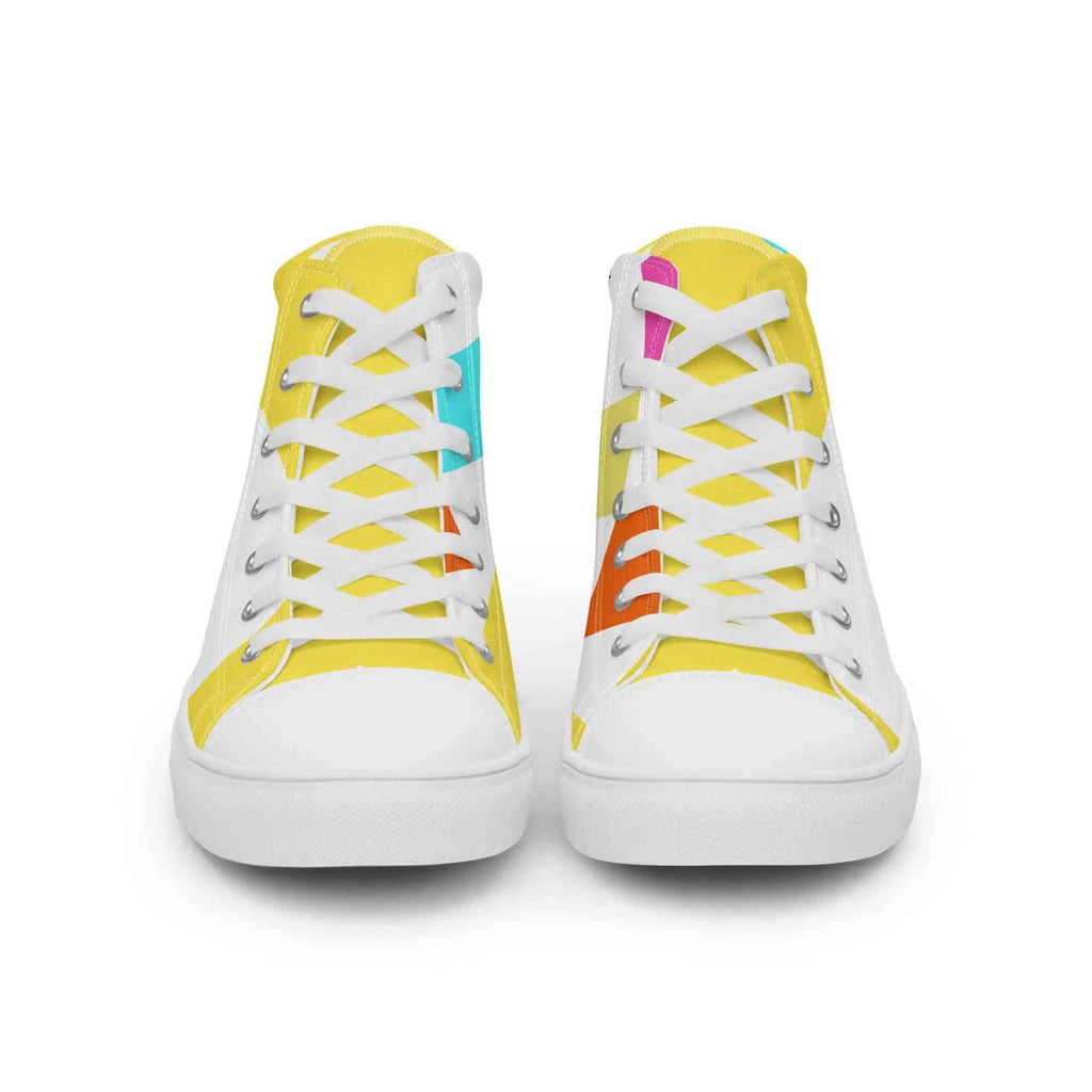 Women’s high top canvas shoes
