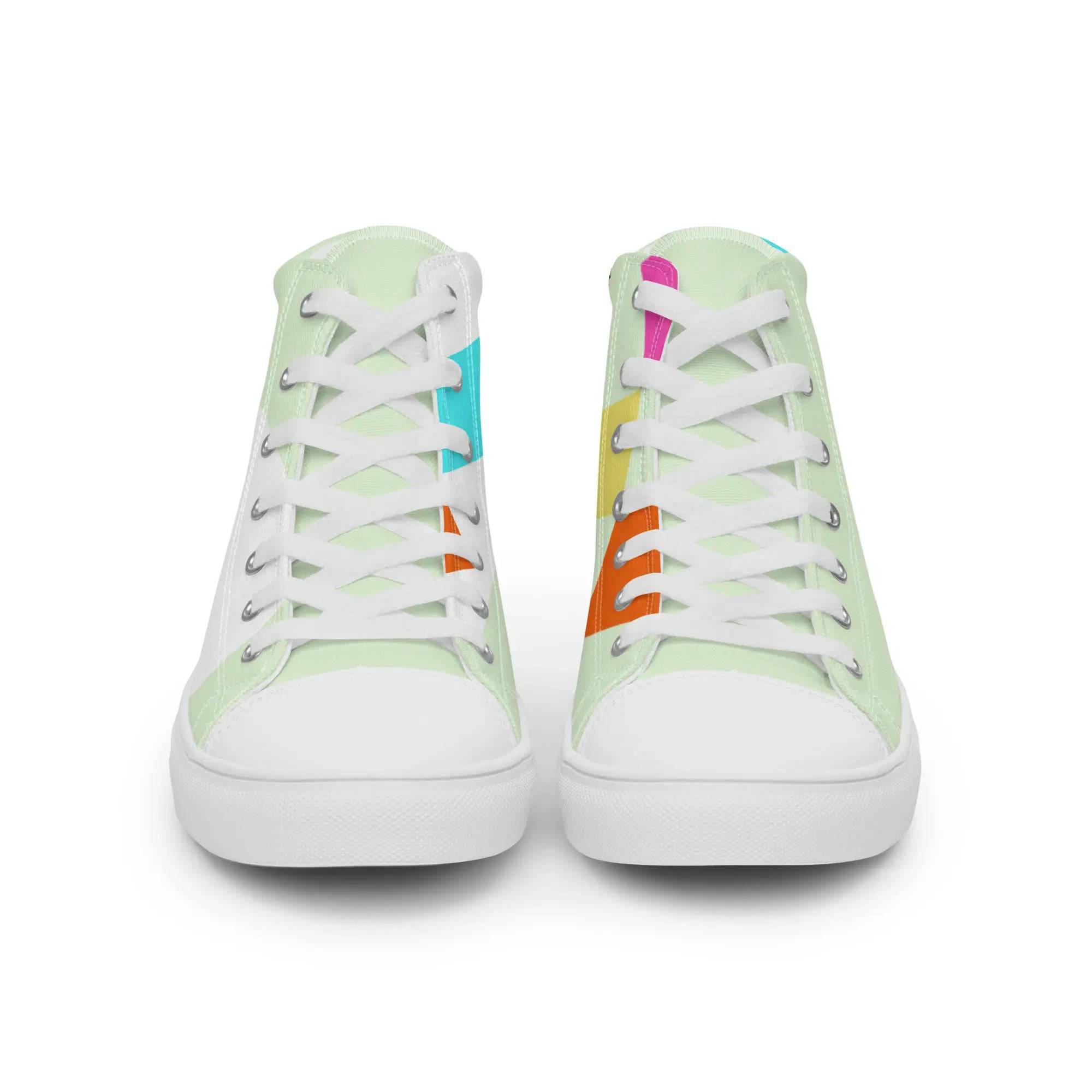Padded High Top Canvas Shoes - American Royalty US