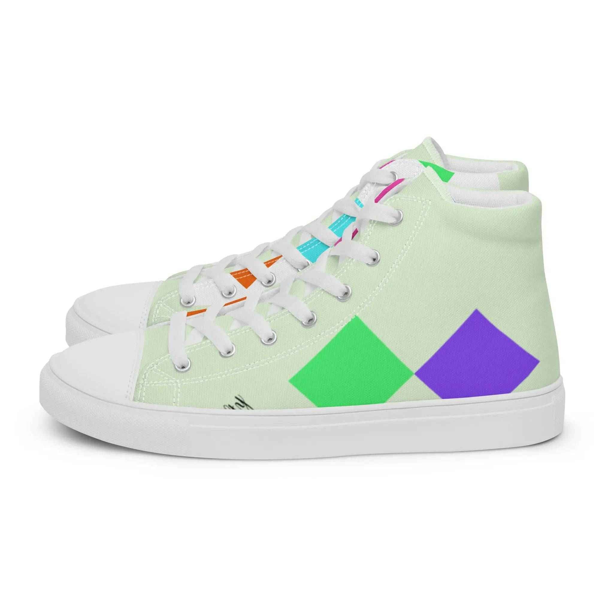 Padded High Top Canvas Shoes
