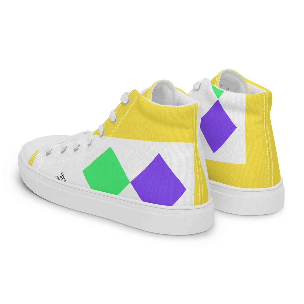 Women’s high top canvas shoes