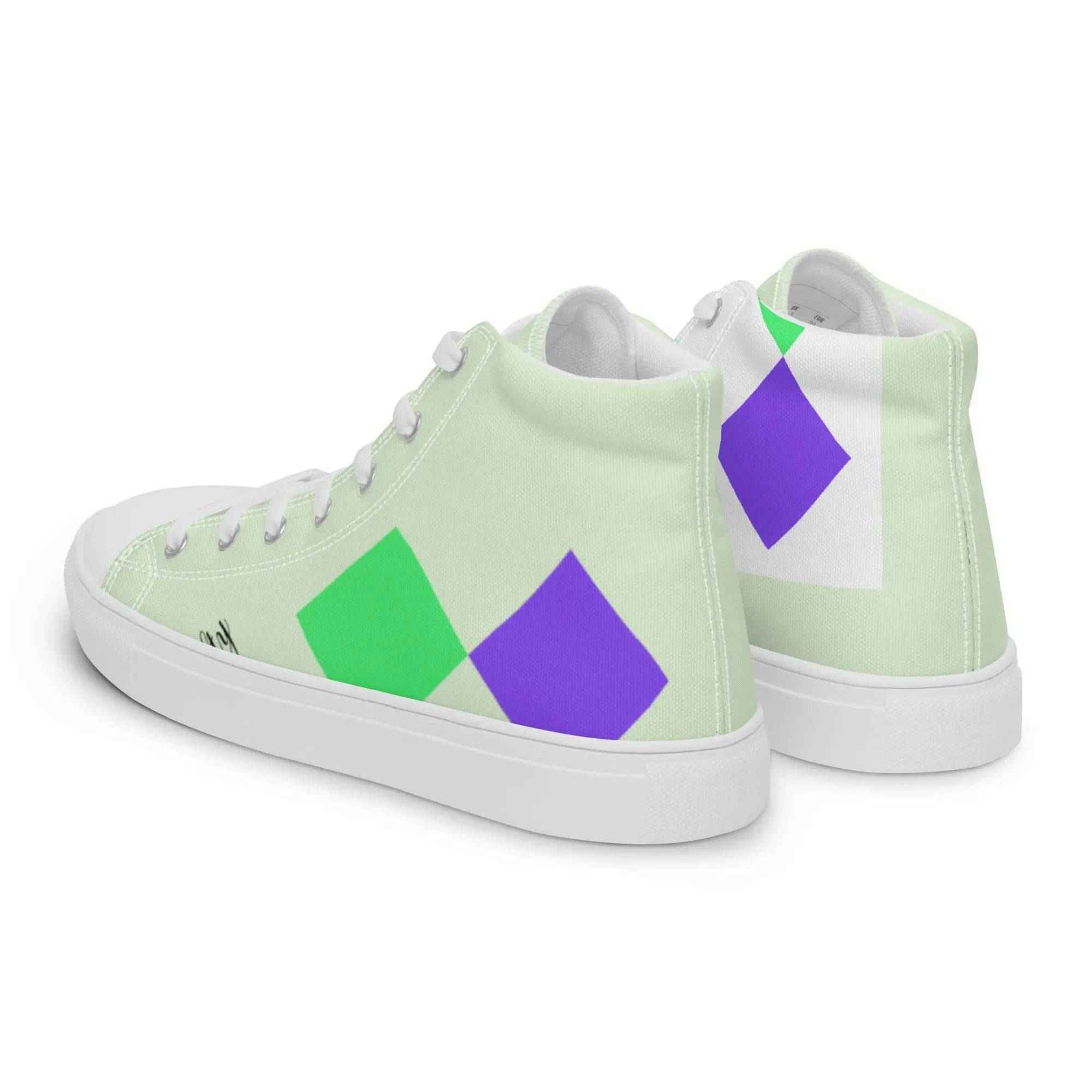Padded High Top Canvas Shoes