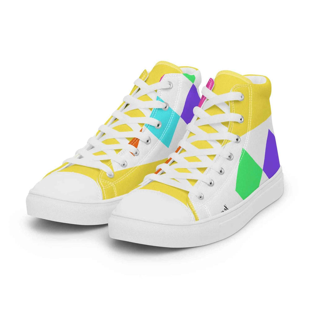 Women’s high top canvas shoes
