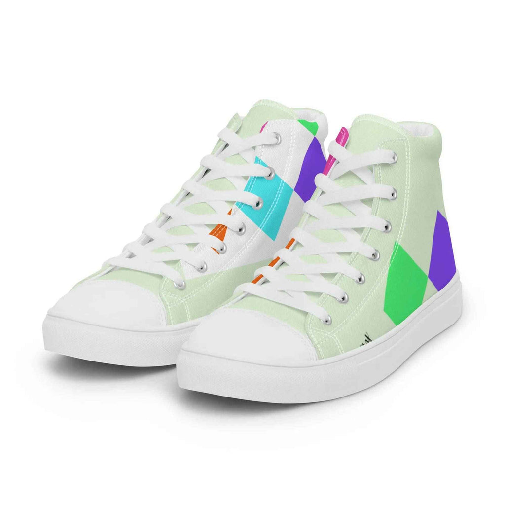 Padded High Top Canvas Shoes