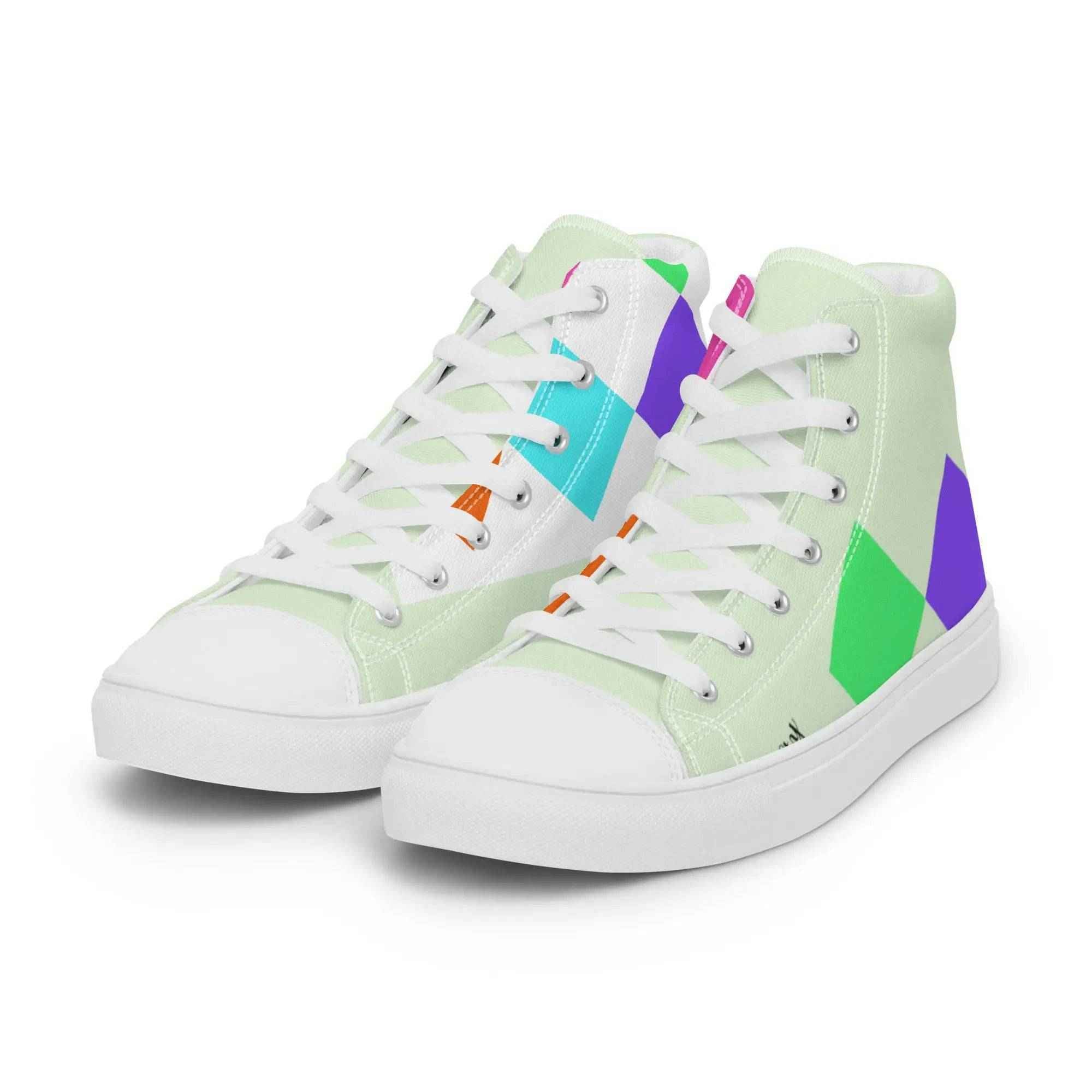 Padded High Top Canvas Shoes