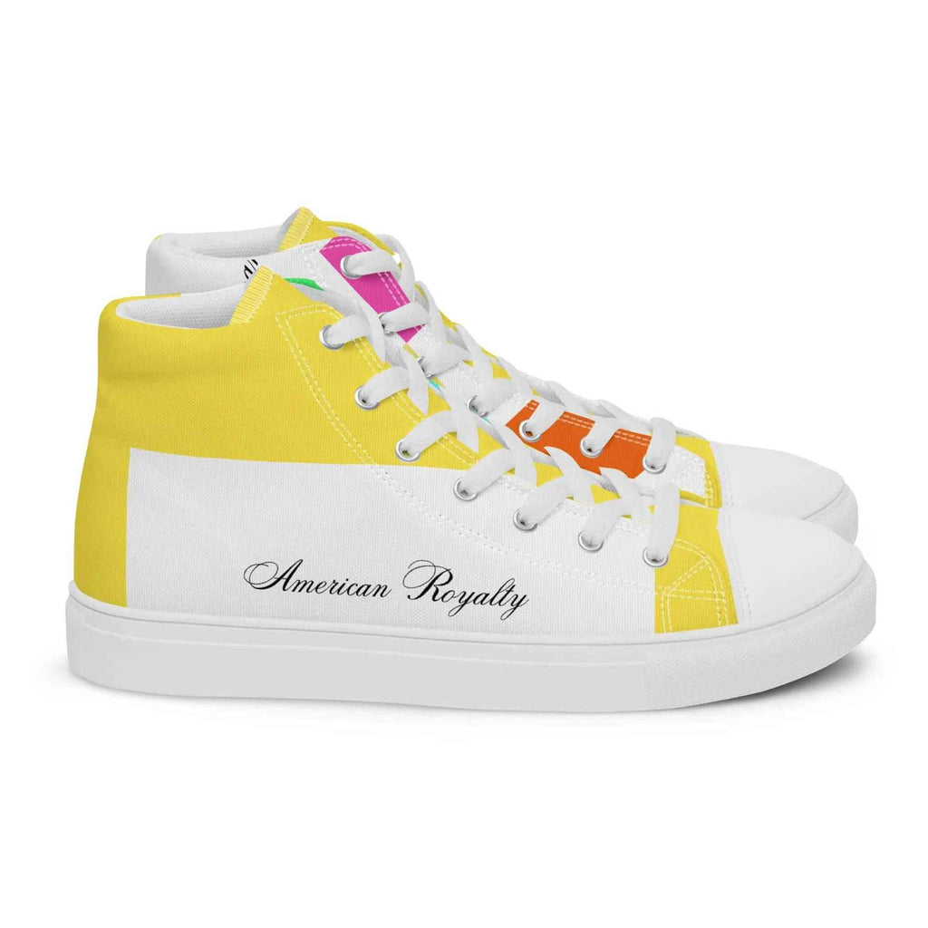 Women’s high top canvas shoes