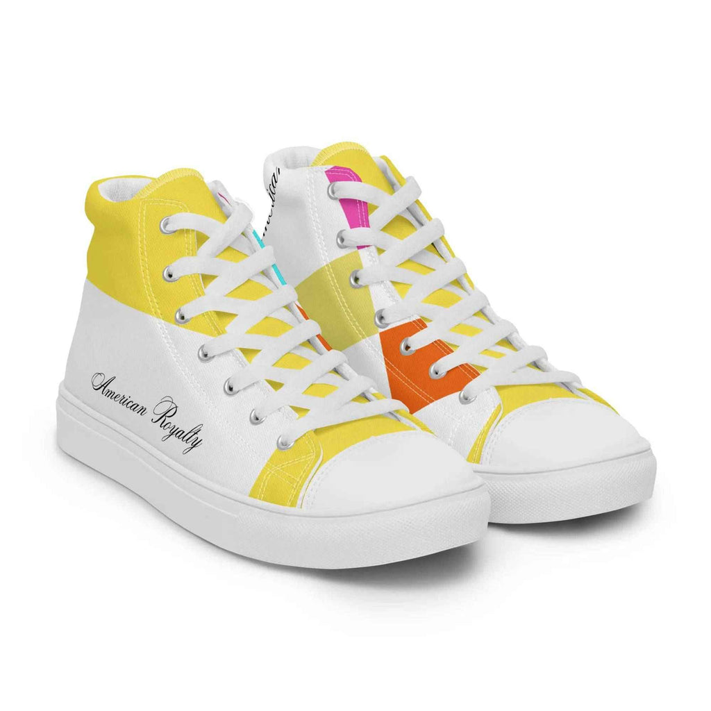 Women’s high top canvas shoes