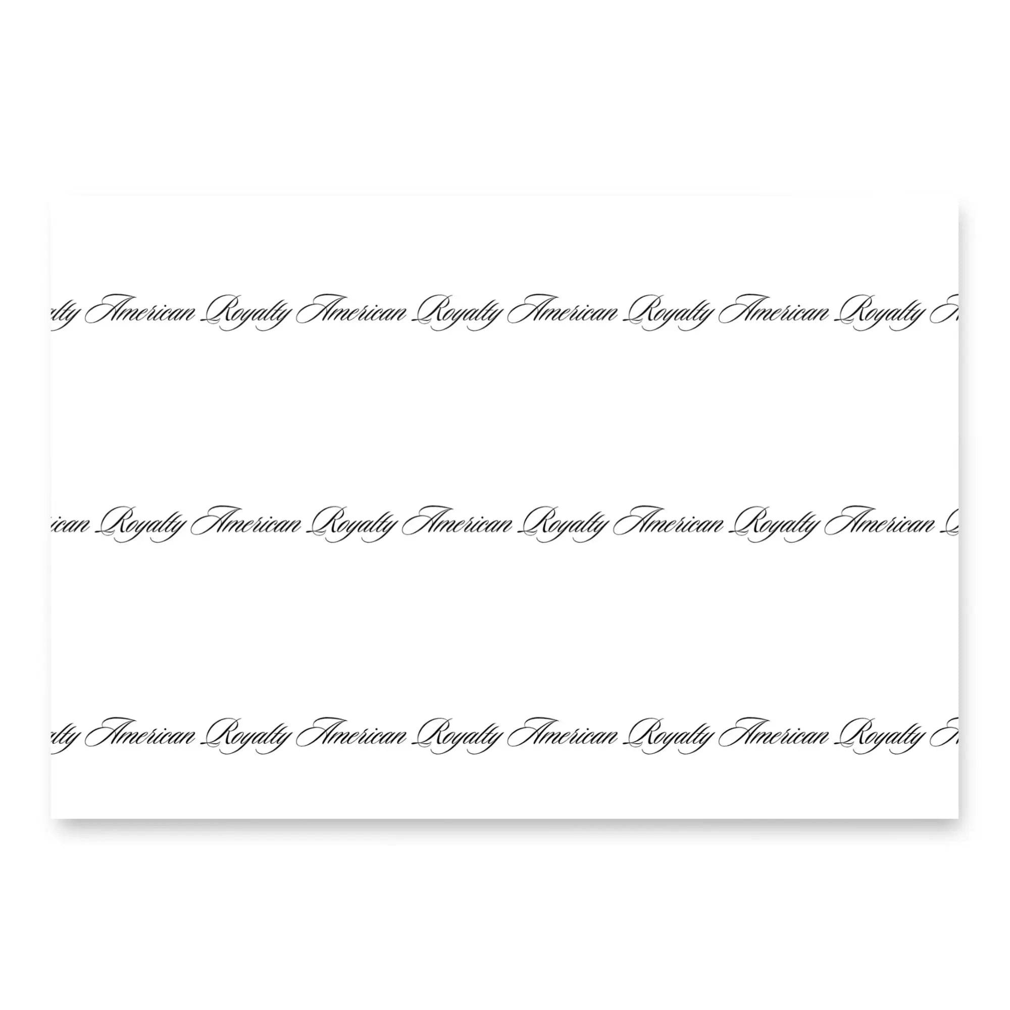 Wrapping paper sheets - American Royalty US