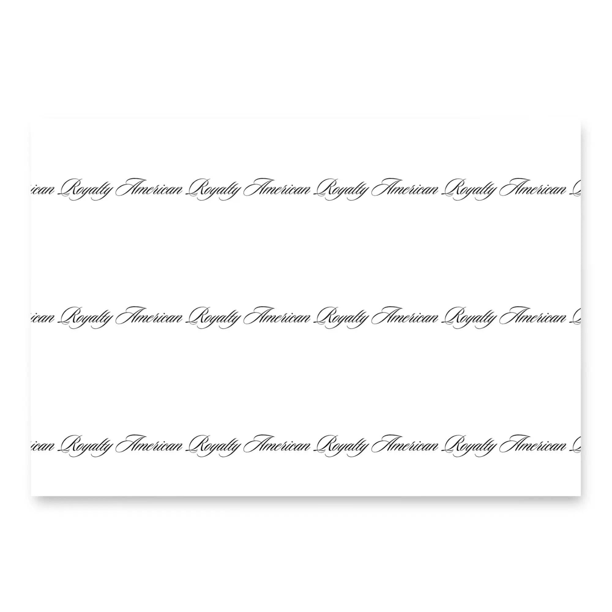 Wrapping paper sheets - American Royalty US
